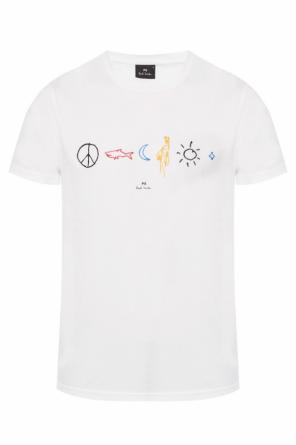 T-shirt with embroidered pattern, zdjęcie 1 T-shirt with embroidered pattern od Paul Smith